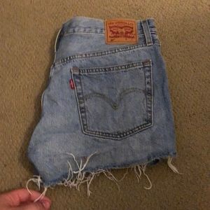 Levi’s high rise shorts!
